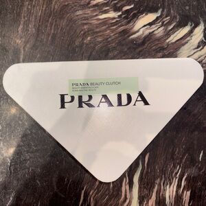 Prada beauty clutch